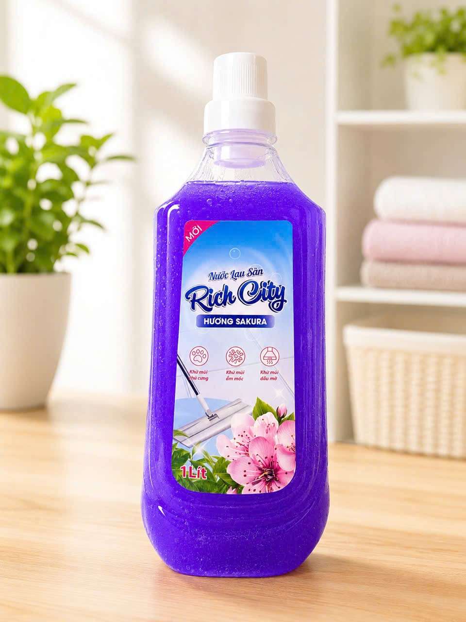 Nước lau sàn Rich City Sakura